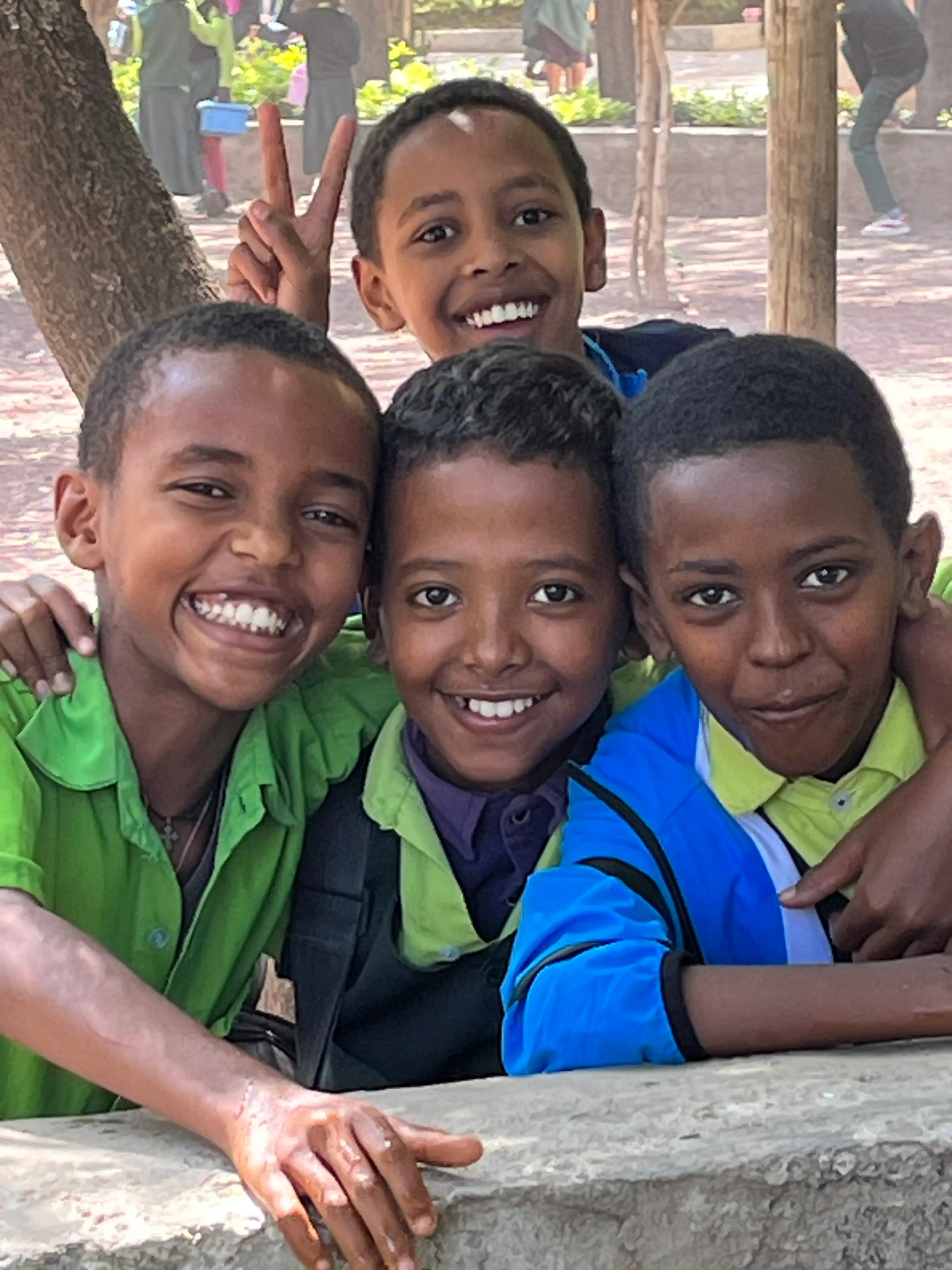 Graduating students at the BNB ceremony