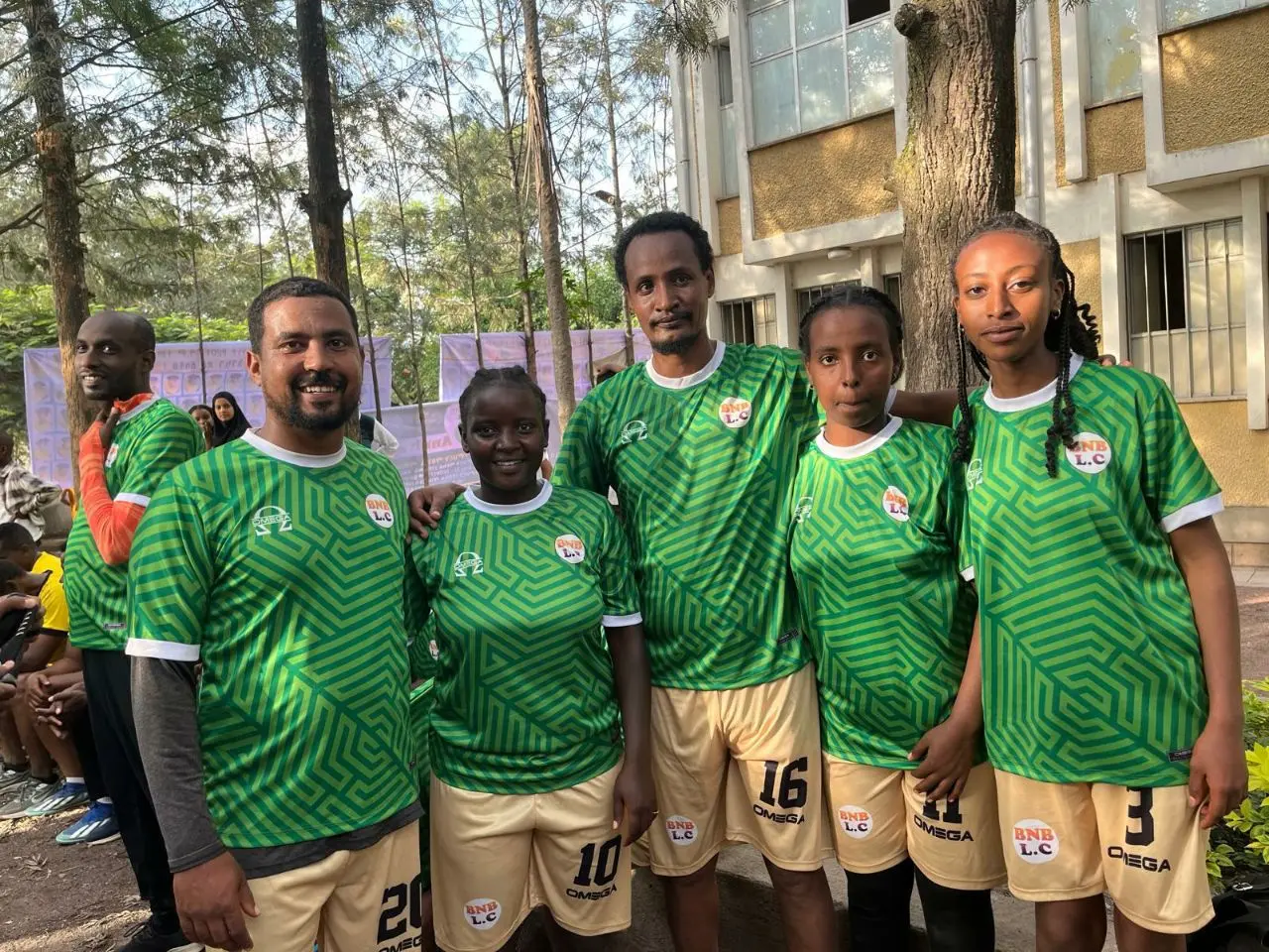 Students enjoying sports activities